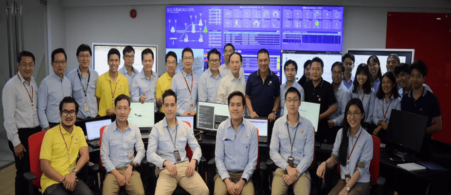Technical Program Manager project team in an industrial control-room environment